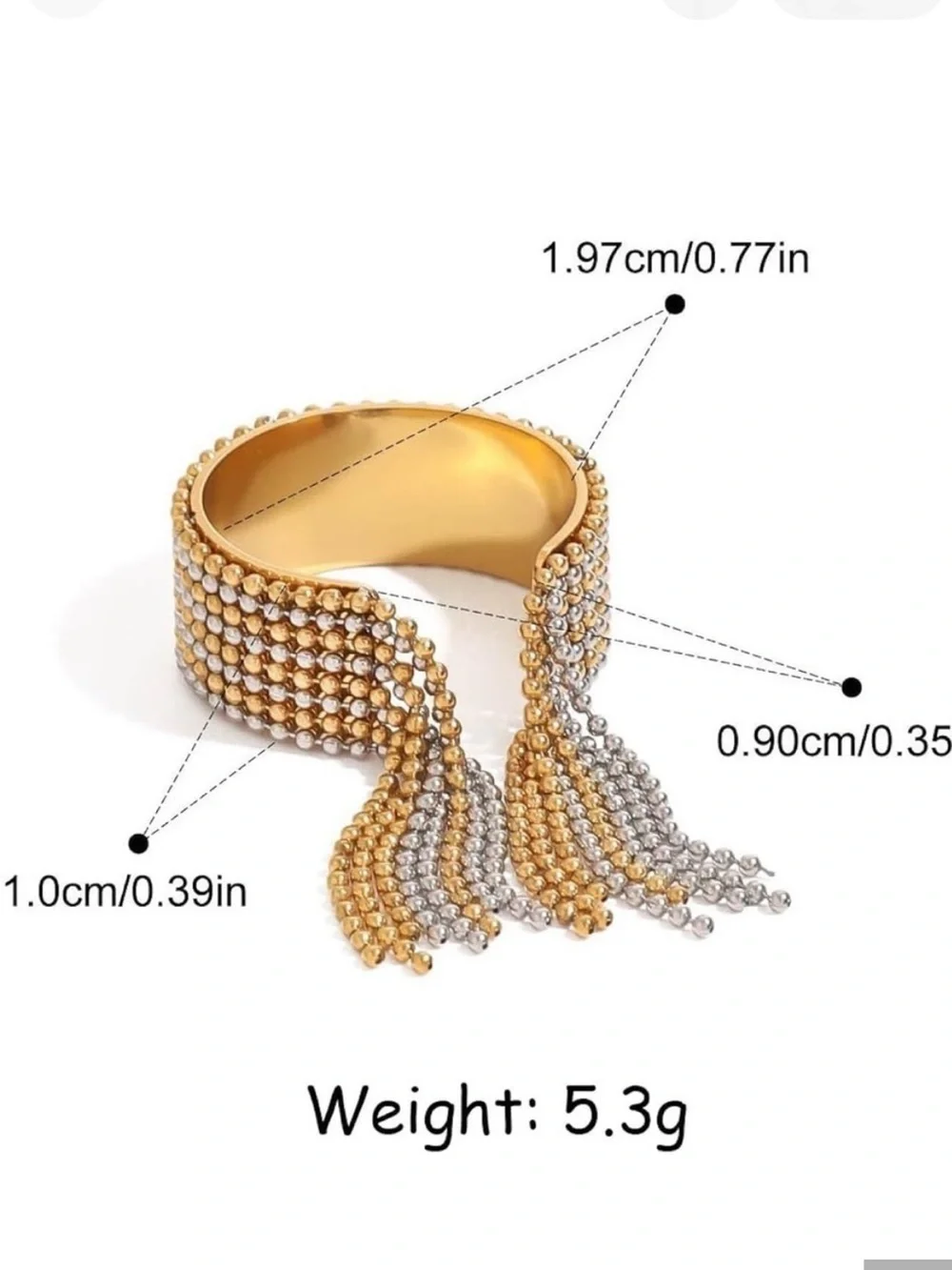 Opulent Maison Tassel Ring